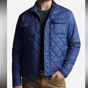 Peter Millar Men's Royal Blue Quilted Jacket